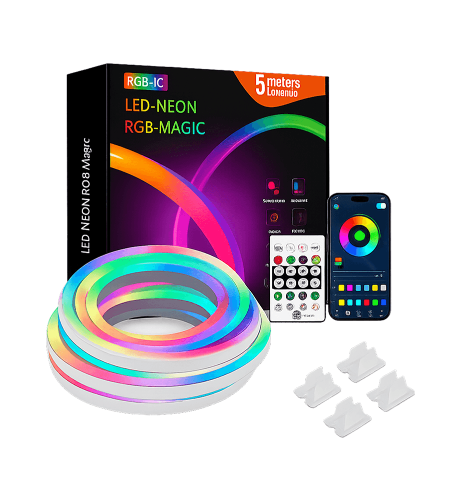 FlexiGlow RGB ম্যাজিক নিয়ন স্ট্রিপ