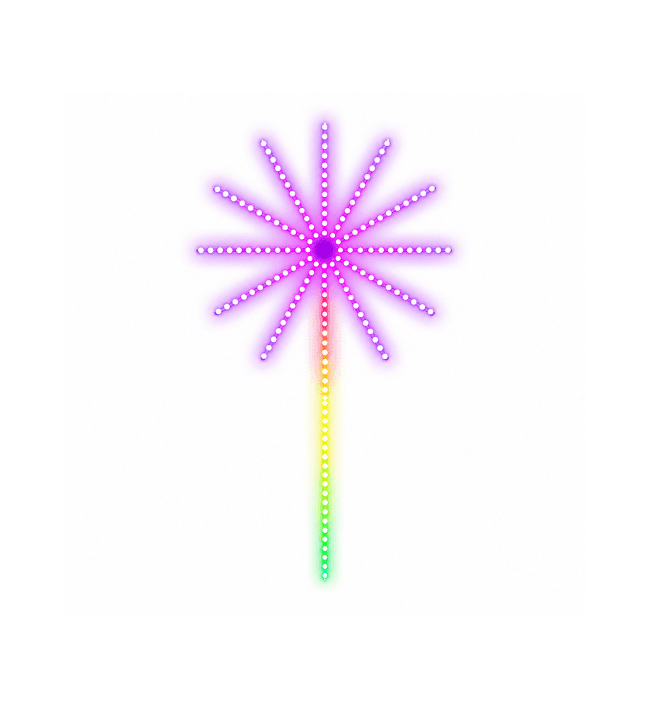 StarBurst RGB ফায়ারওয়ার্ক লাইট